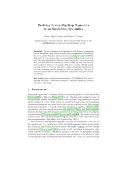 Deriving Pretty-Big-Step Semantics from Small
