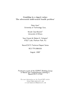 Gambling in a rigged casino: The adversarial multi