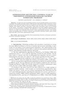 APPROXIMATION BOUNDS FOR A GENERAL CLASS OF