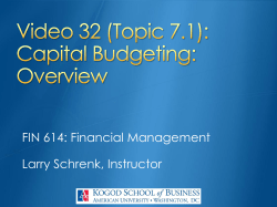 Title of Presentation