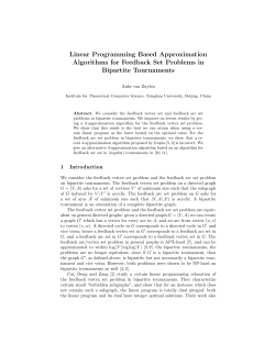 Linear Programming Based Approximation Algorithms for Feedback