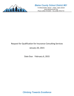 II. Scope of Services &ndash; Employee Benefits Consulting