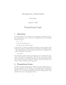 Propositional Logic