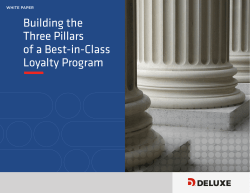 Building the Three Pillars of a Best-in-Class Loyalty Program