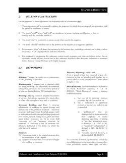 2.1 rules of construction 2.2 definitions