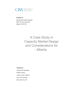 A Case Study in Capacity Market Design and