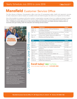 OhioBWC - Home: Ohio Bureau of Workers` Compensation