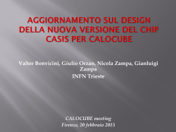CASIS1.2B - Agenda INFN