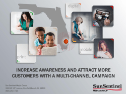 Sun Sentinel Market: Straddling Two DMAs