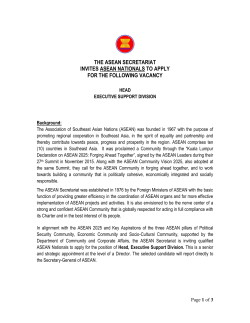 Head, Executive Support Division