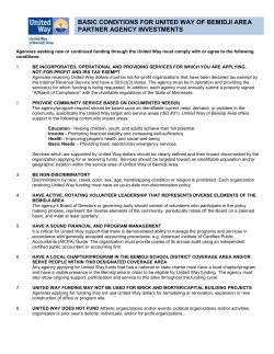 Grant Application - United Way of Bemidji Area