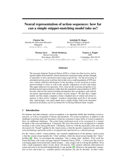 Neural representation of action sequences: how far can a simple