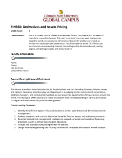 Master Course Syllabus