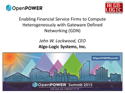 Enabling Financial Service Firms to Compute Heterogeneously with