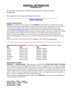 General Show Information A-Z Guide