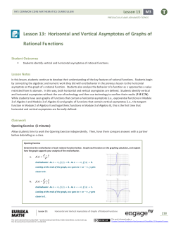 Geometry Module 3, Topic B, Lesson 13: Teacher Version