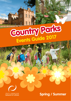 Country Parks Events Guide Spring/Summer 2017