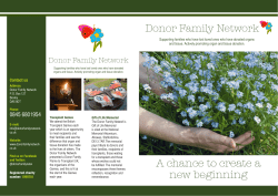 A chance to create a new beginning