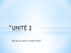 UNIT&Eacute; 2