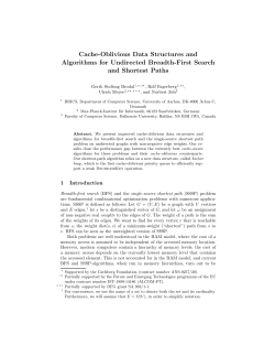 Cache-Oblivious Data Structures and Algorithms for Undirected