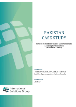 Case study Pakistan