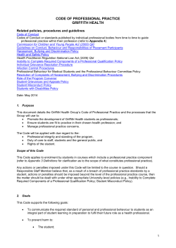 A student practitioner