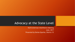 Advocacy at the State Level - Zonta North American Inter