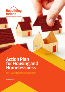 Action Plan for Housing and Homelessness
