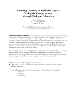 Ensuring Learning to Maximize Impact: Getting the change we want