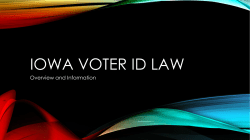 Iowa Voter ID - Linn County GOP