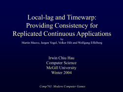 CONSISTENCY in the continuous domain