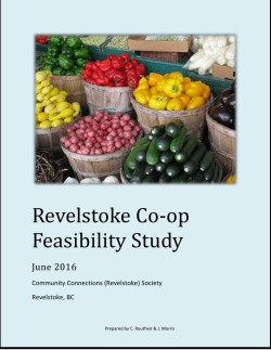 Revelstoke Co-op Feasibility Study
