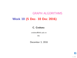 @let@token GRAPH ALGORITHMS 0.3cm Week 10 @let@token (5