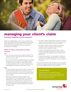 managing your client`s claim