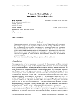 A General, Abstract Model of Incremental Dialogue Processing