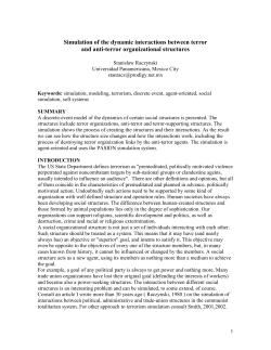 Simulation of the dynamic interactions between terror and anti