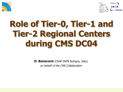 SE-EB of the LCG chain CNAF Tier-1