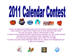 At your next appointment please stop by the front desk to randomly