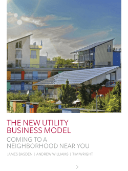 the new utility business model