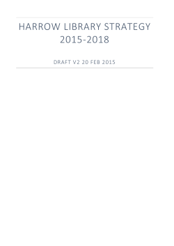 harrow library strategy 2015-2018