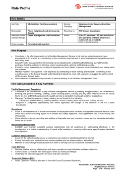 Role Details - myjobscotland