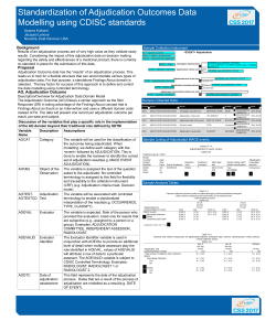 Background Proposal AO, Adjudication Outcome