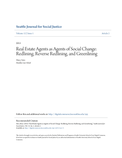 Real Estate Agents as Agents of Social Change