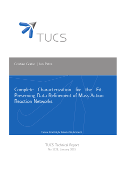 Complete Characterization for the Fit