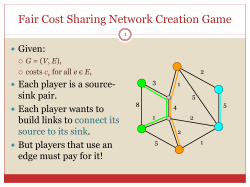 Fair Cost Sharing Network Creation Game