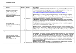 Economy actions Action Scores Theme Next Steps 1 Develop a