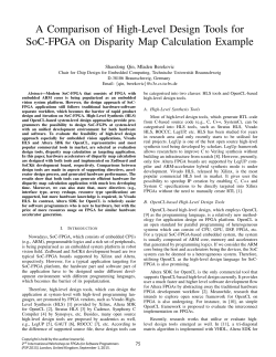 A Comparison of High-Level Design Tools for SoC-FPGA