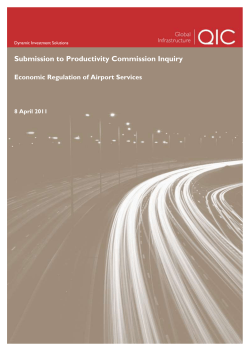 Submission 32 - QIC Limited - Economic Regulation of Airport