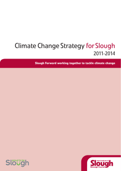 Climate Change Strategy for Slough