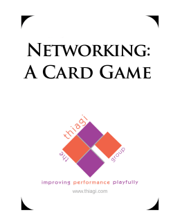 Networking: A Card Game